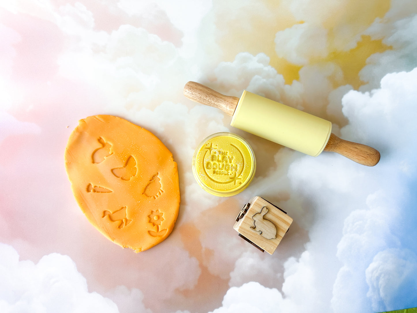 Easter Playdough, Stamp and Roller Gift Set